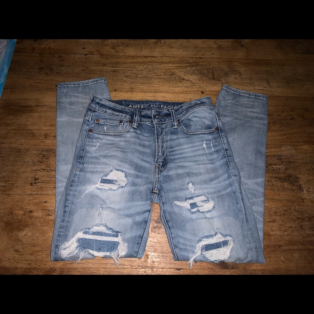 American Eagle Blue Ne(x)t Level Skinny Jeans